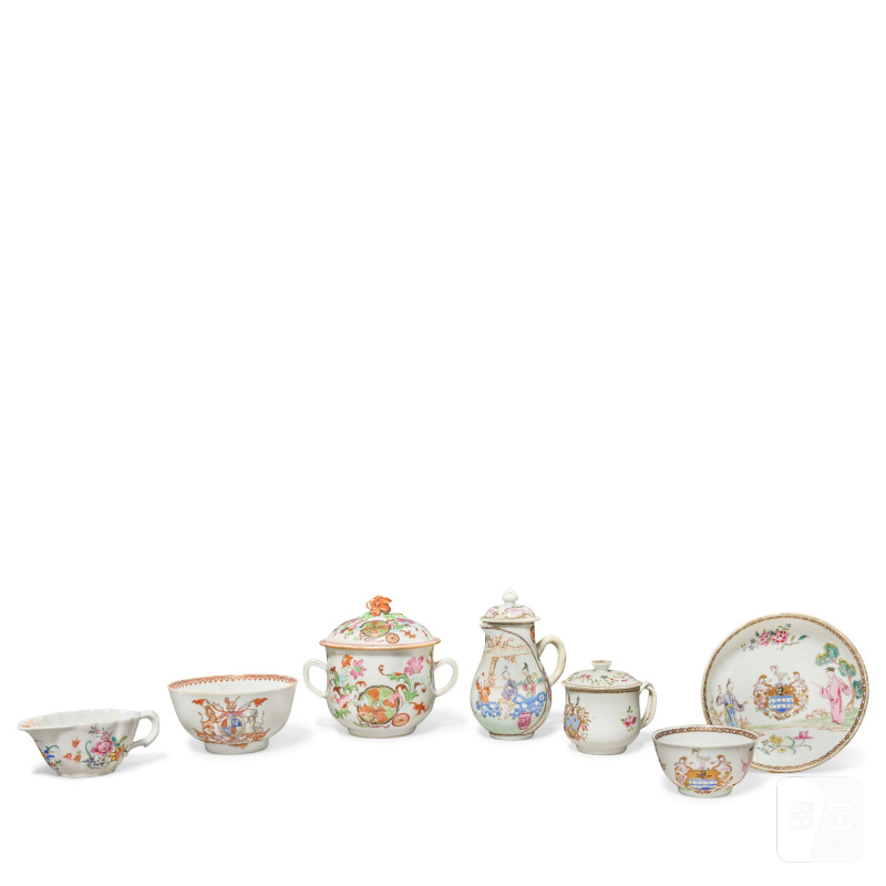 清乾隆 外銷瓷一組 | A GROUP OF EXPORT PORCELAIN